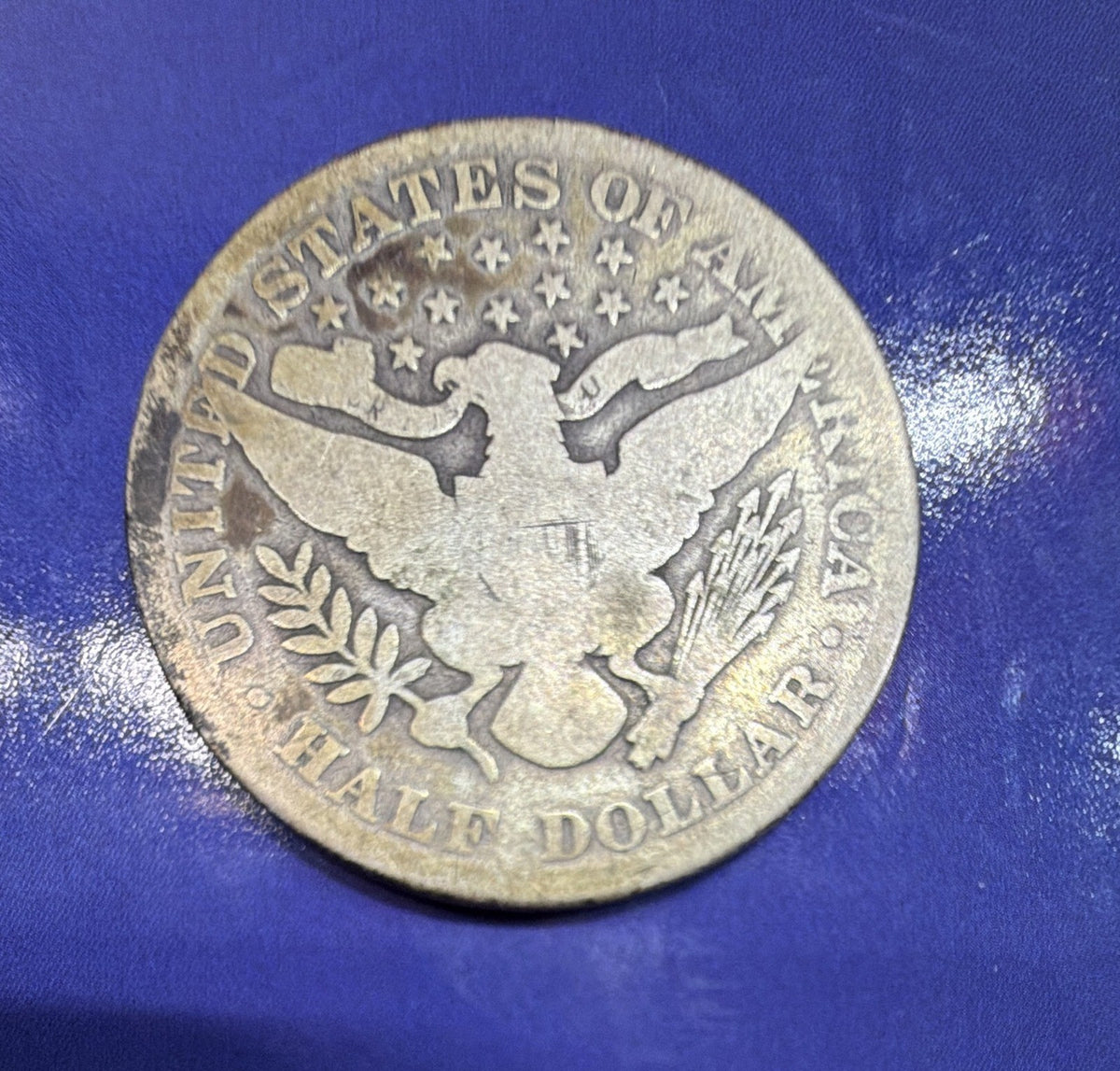 1894 Barber Half Dollar 50C F Fine 90% Silver US Coin Philadelphia