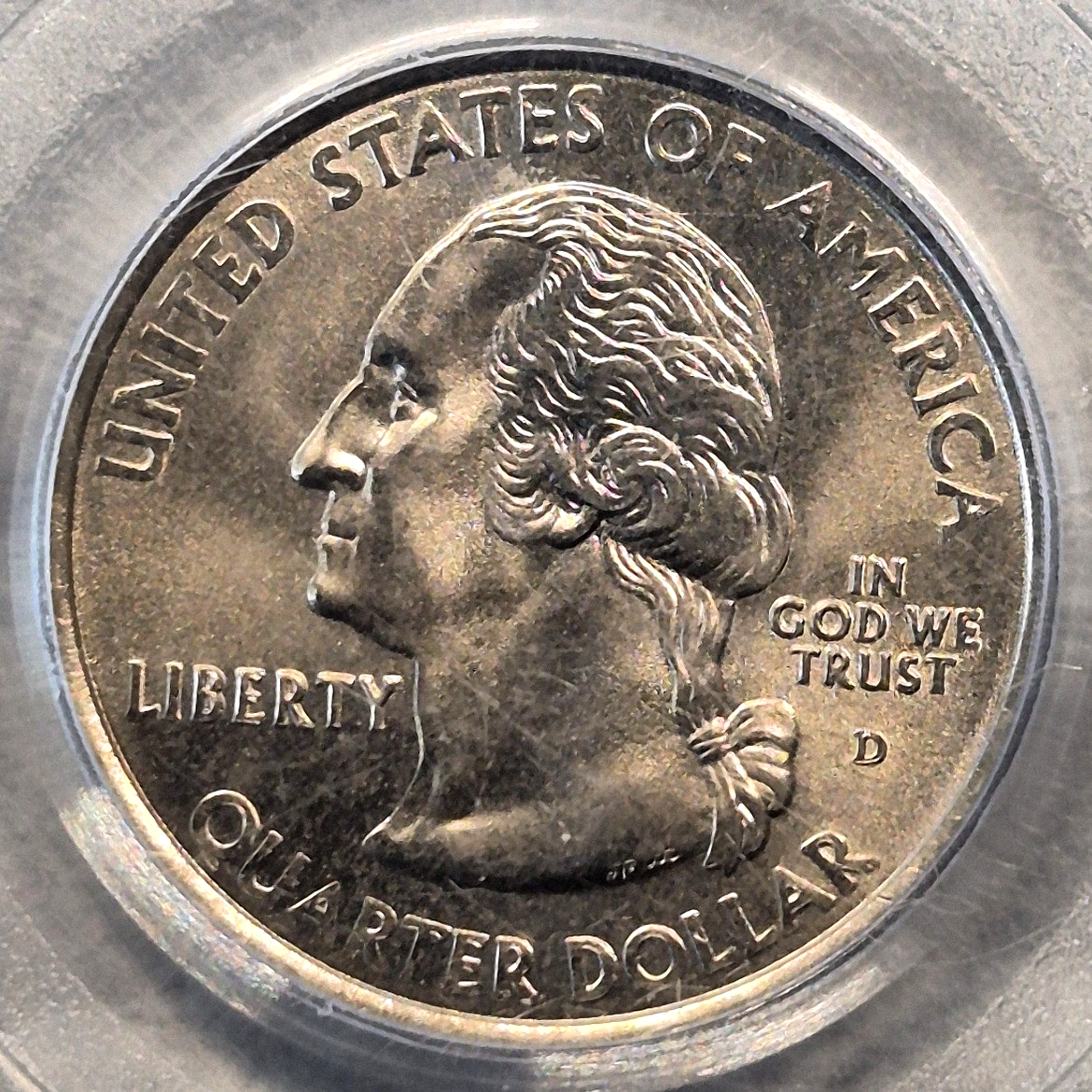 2001-D Vermont State Quarter PCGS MS67 Washington 25C 50 States Gem Uncirculated