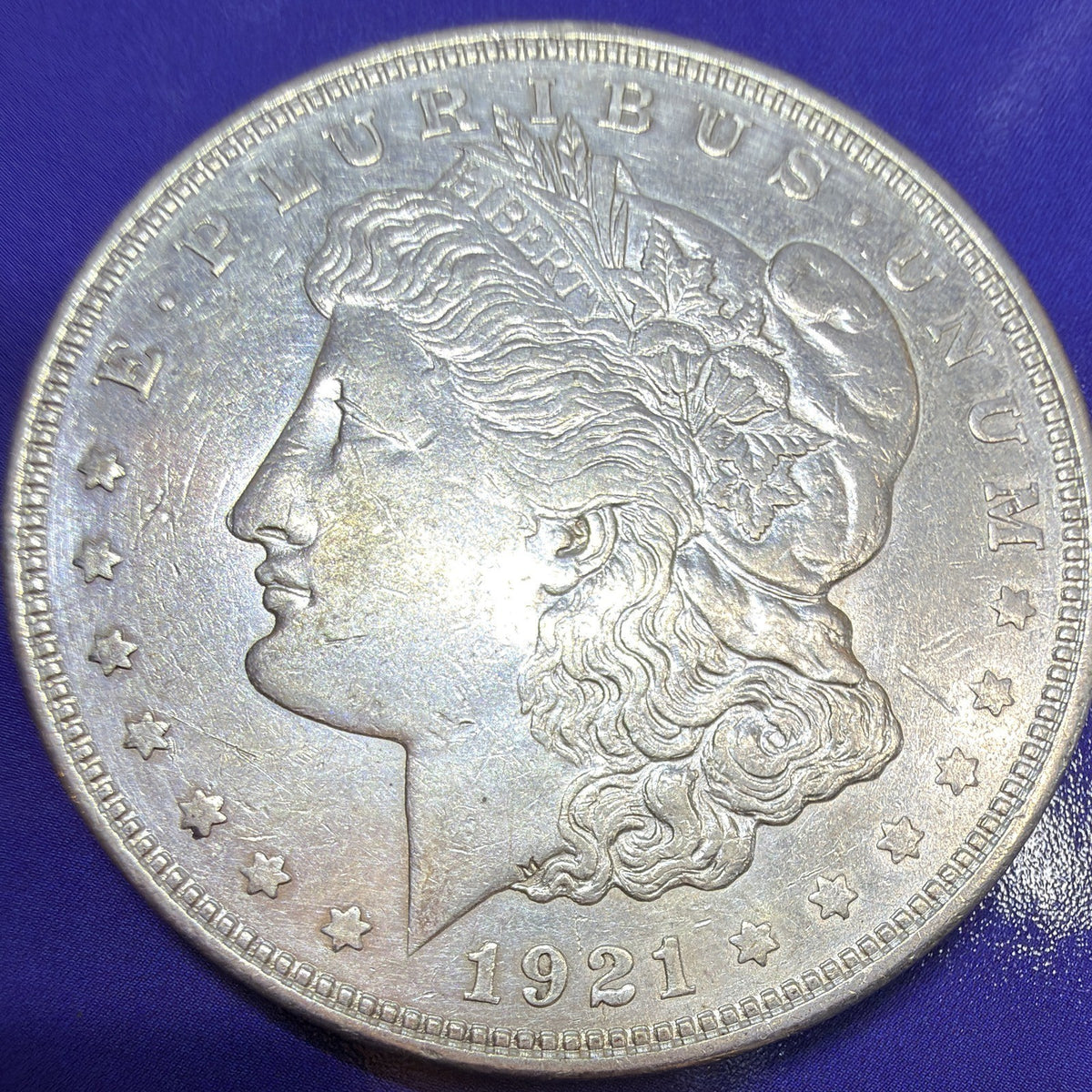 1921 Morgan Silver Dollar $1 BU Brilliant Uncirculated 90% Silver Philadelphia