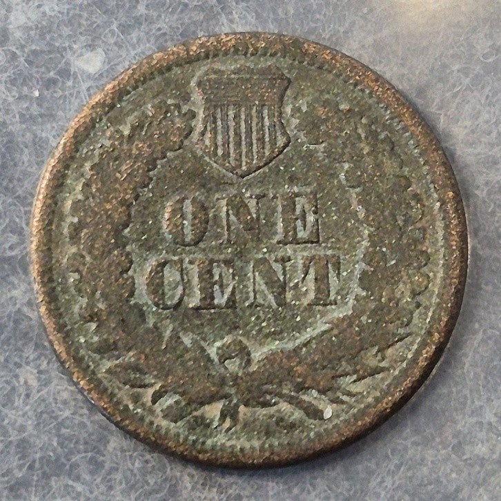 1865 Indian Head Cent Penny 1C Good+ Last Civil War Year Bronze Early Date