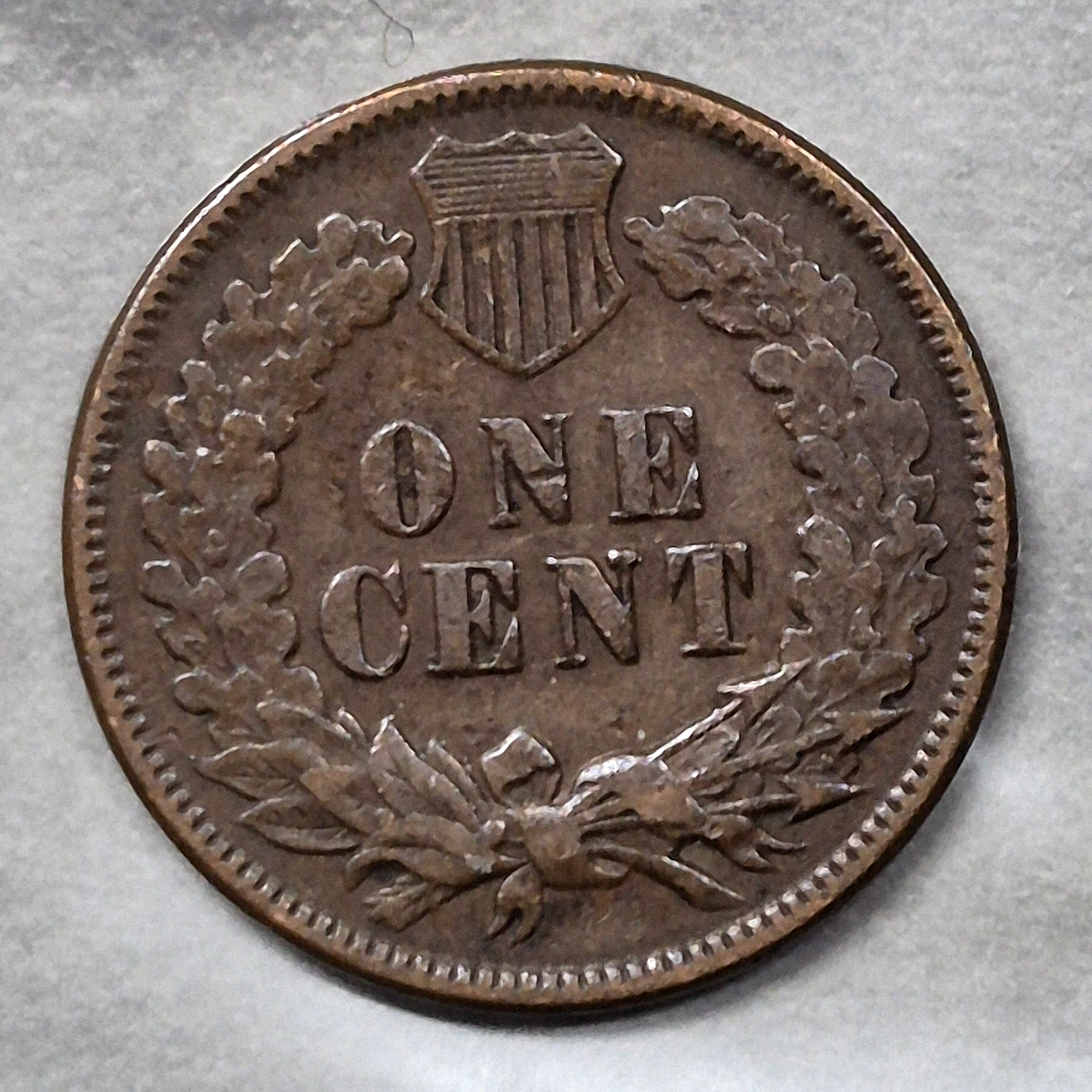 1888 Indian Head Cent Penny 1C Fine+ Bold Date Full Rims 19th Century US Coin