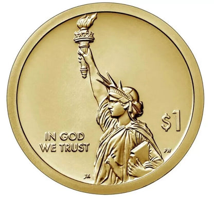 Set of 2 - P & D - 2023 INDIANA American Innovation $1 Coins From Mint Rolls