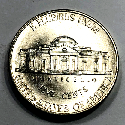 ⭐️ 2006-D Jefferson Buffalo Nickel Monticello BU Coin From U.S. Mint Roll