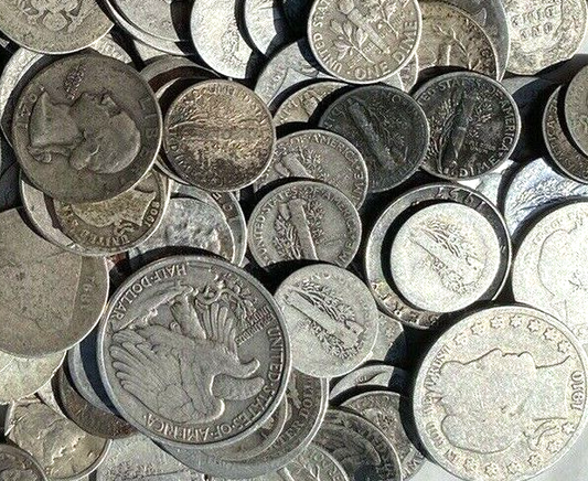 💰 1/2 US Standard Oz 90% Pure Silver Coins Pre-1965 BULLION PRICE WSHTF Stack