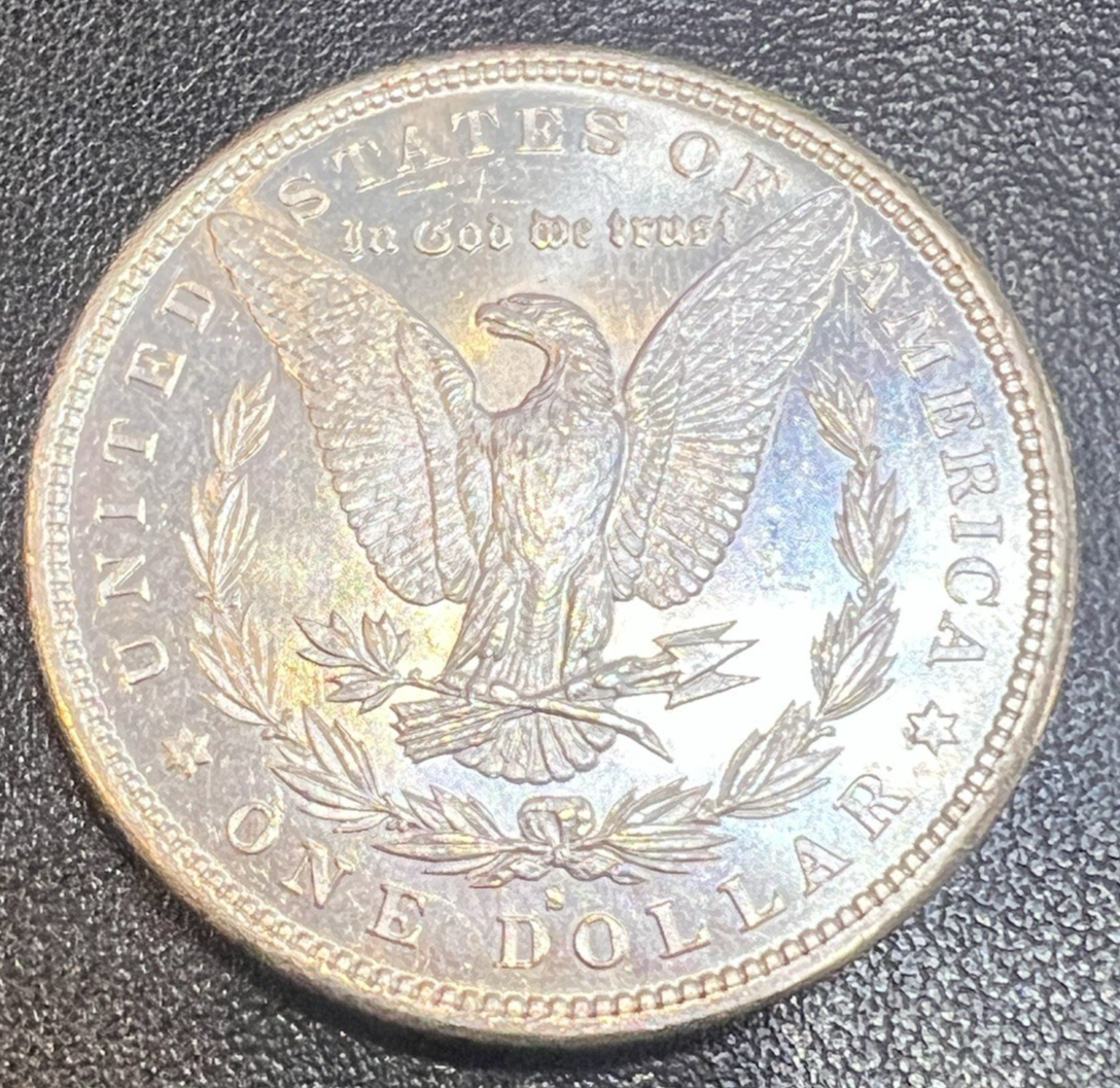 1880-S Morgan Silver Dollar Bright, Well Struck, Sharp Feathers GEM MS Features