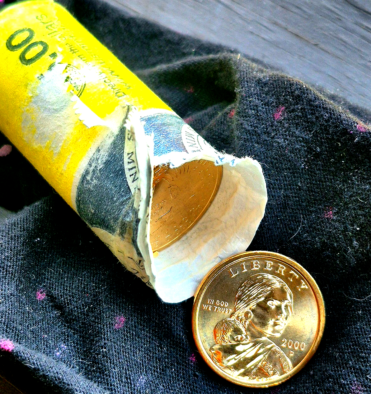 🔥GEM BU 2000-D Sacagawea Native American Dollar Coin from OBW US Mint Roll $1