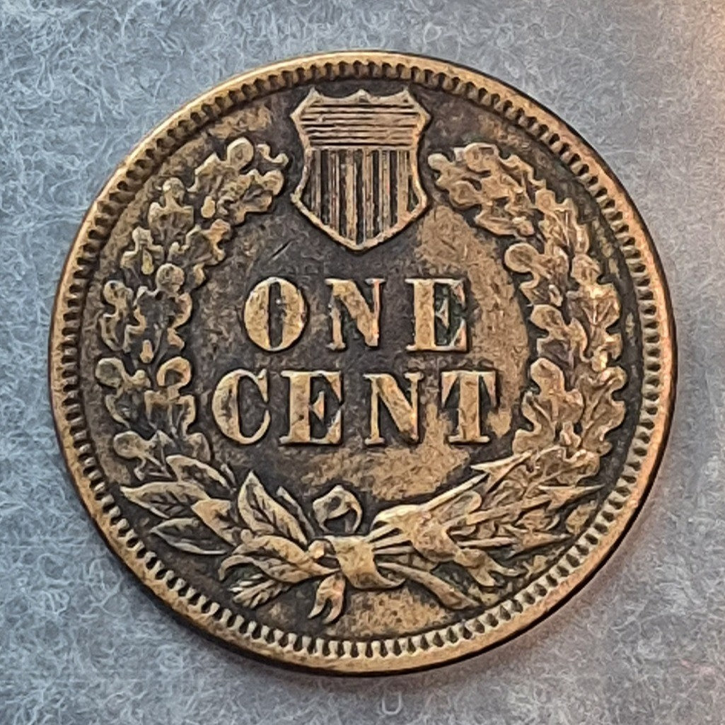1891 Indian Head Cent Penny 1C VF Very Fine Bronze Philadelphia 19th Century