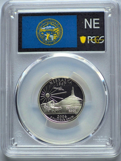 2006 S State Quarter Set 90% Silver PCGS High Graded PR69DCAM (NV/SD/CO/ND/NE)