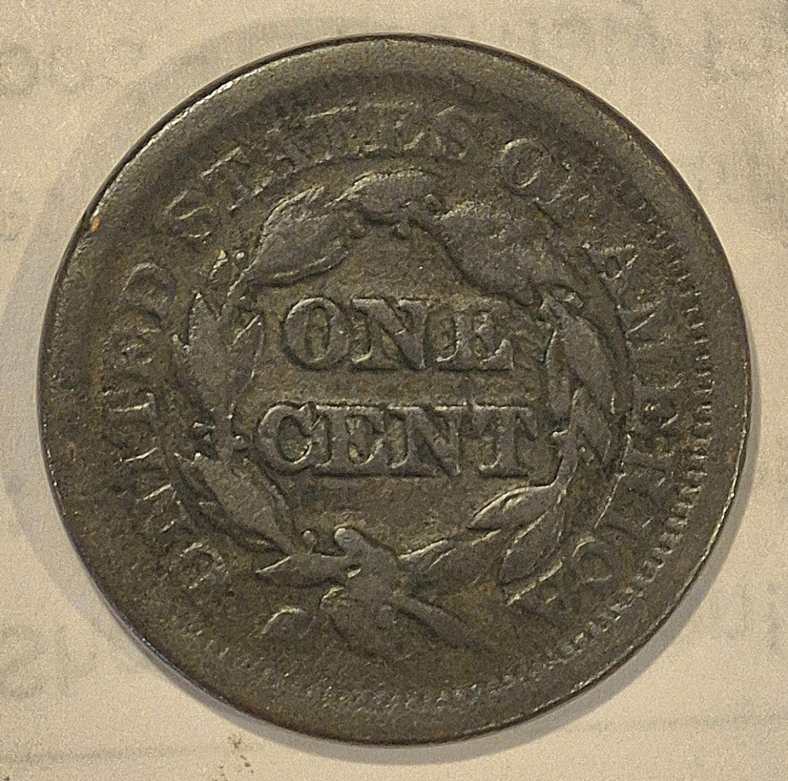 1851 Braided Hair Large Cent GSID 1156 Fine-Very Fine Features