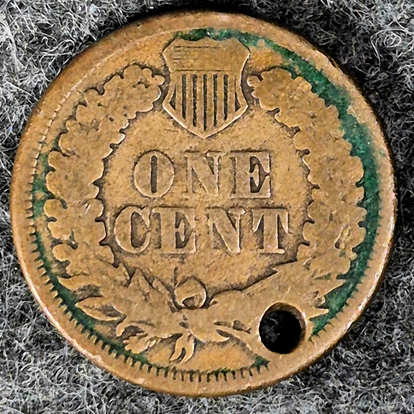 1860 Indian Head Cent VG-F Features Type II Chunky Oak Wreath Jewelry Coin Shown