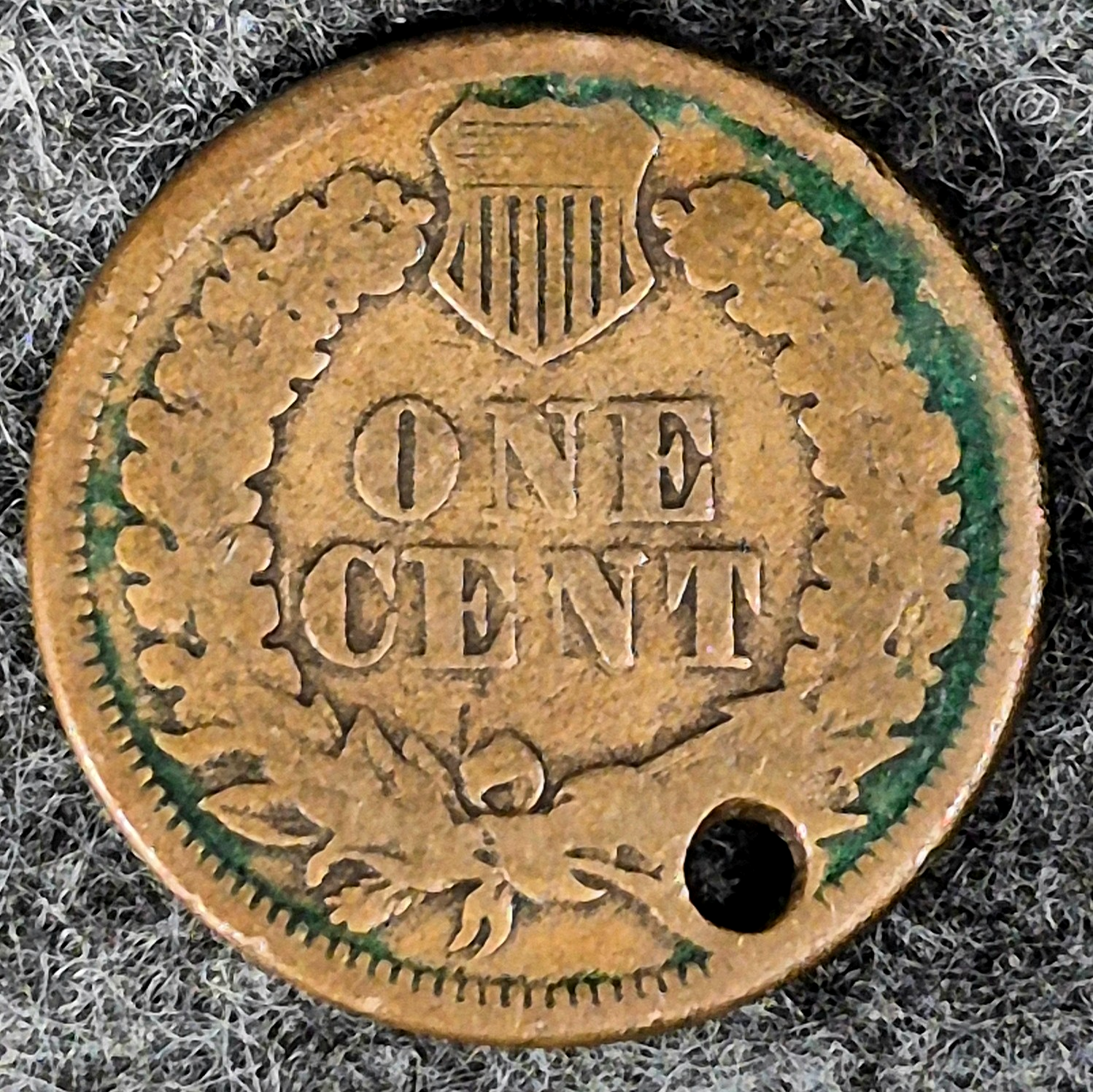 1860 Indian Head Cent VG-F Features Type II Chunky Oak Wreath Jewelry Coin Shown
