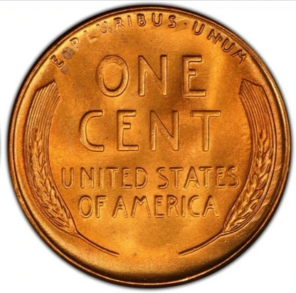 ✅ 1952-S BU Uncirculated Lincoln Wheat Cent Choice RED Coin From OBW Bank Roll
