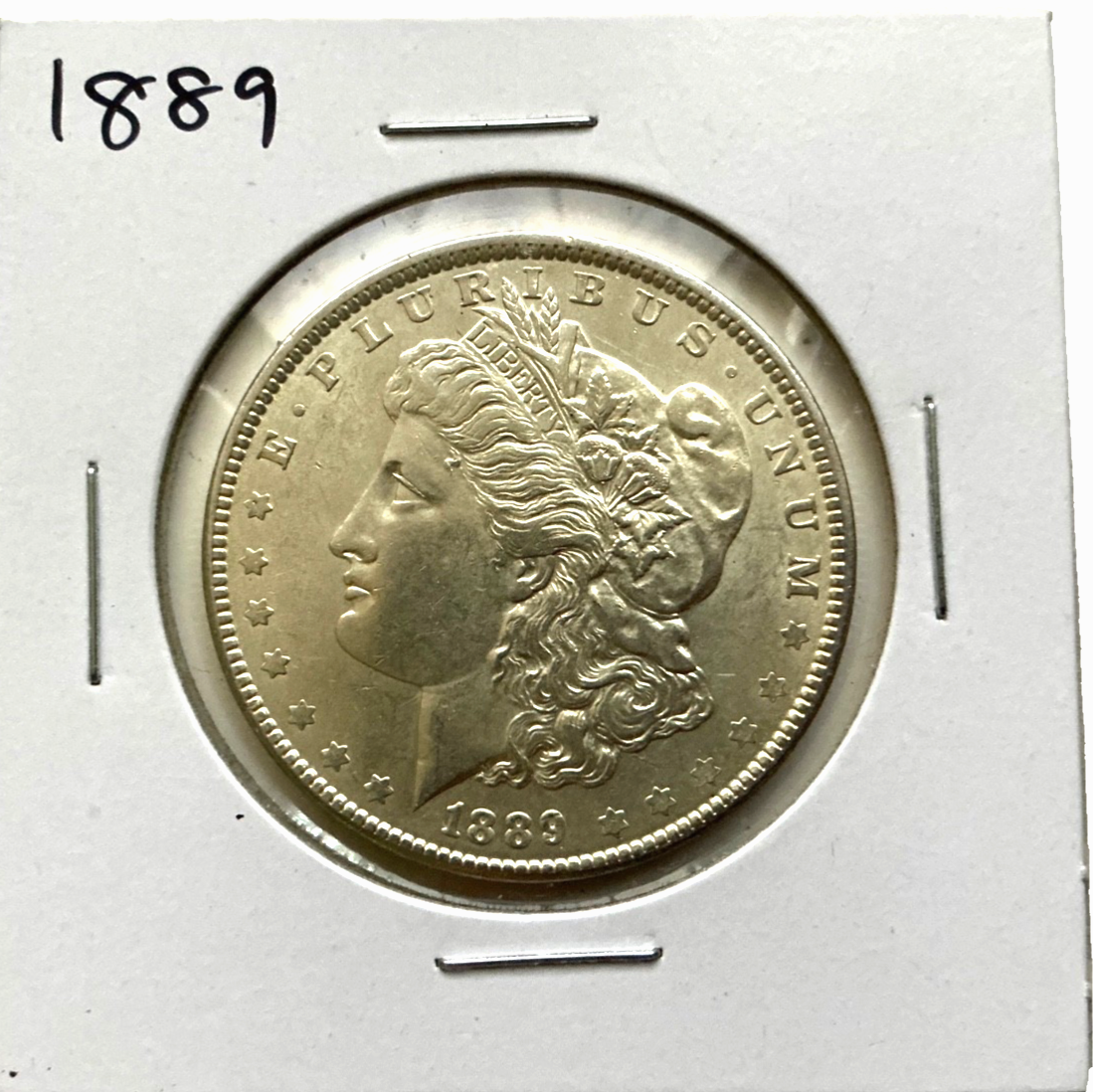 1889 P Morgan 90% Silver Dollar Crisp Strike & Sharp, Strong MS Features