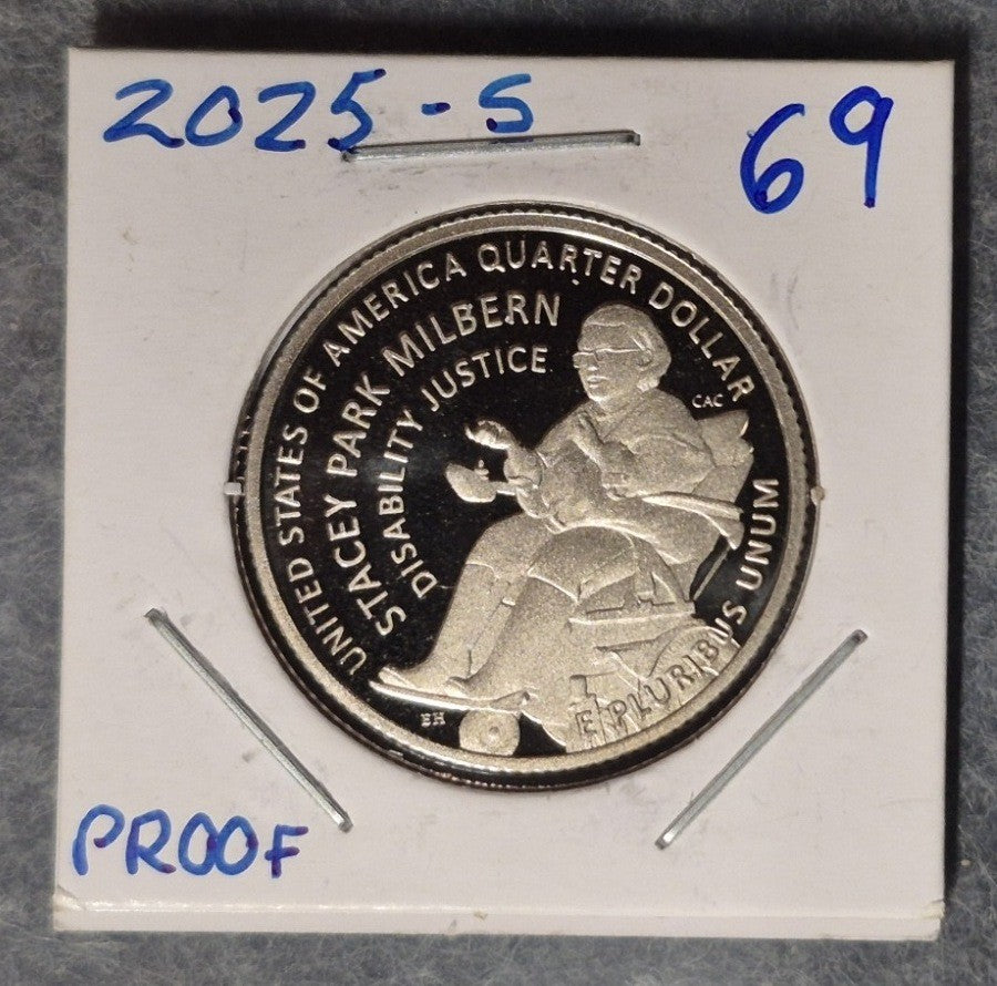 2025 S Stacey Park Milbern American Women Quarter Clad Proof Deep Cameo 25C