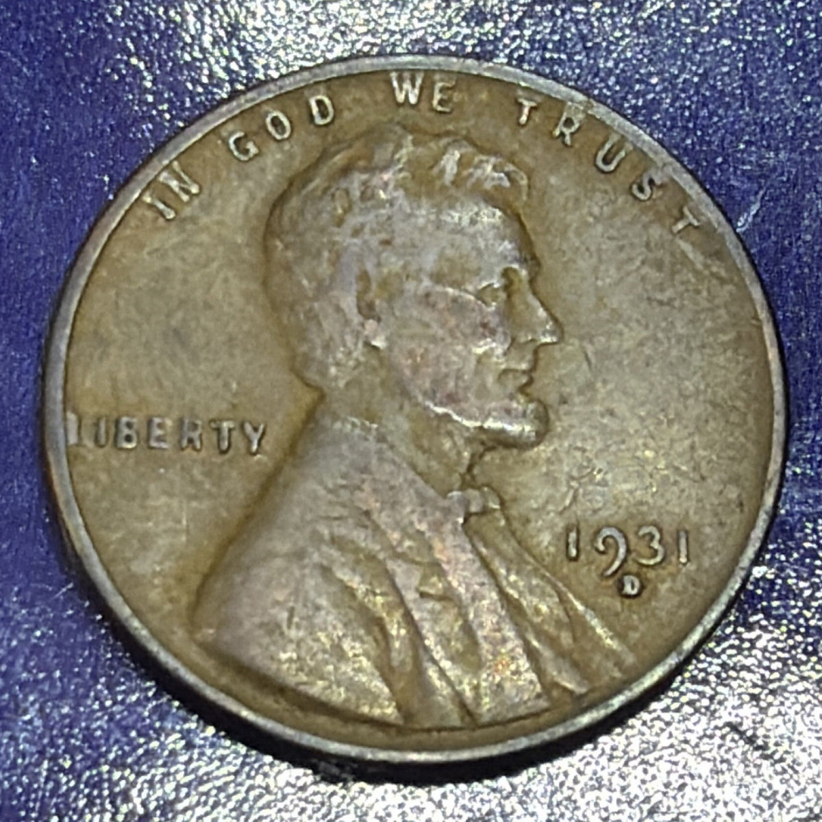 1931-D Lincoln Wheat Cent 1C XF Extremely Fine US Coin Denver