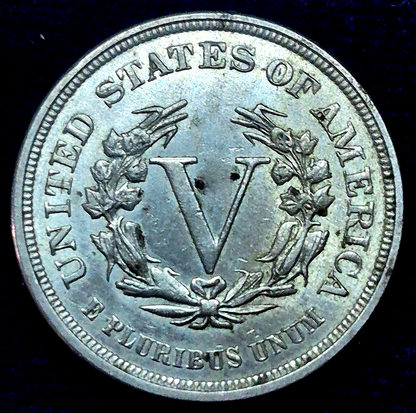 1883 No Cents Liberty V Nickel Strong MS++ Features Excellent Luster & Toning 5C