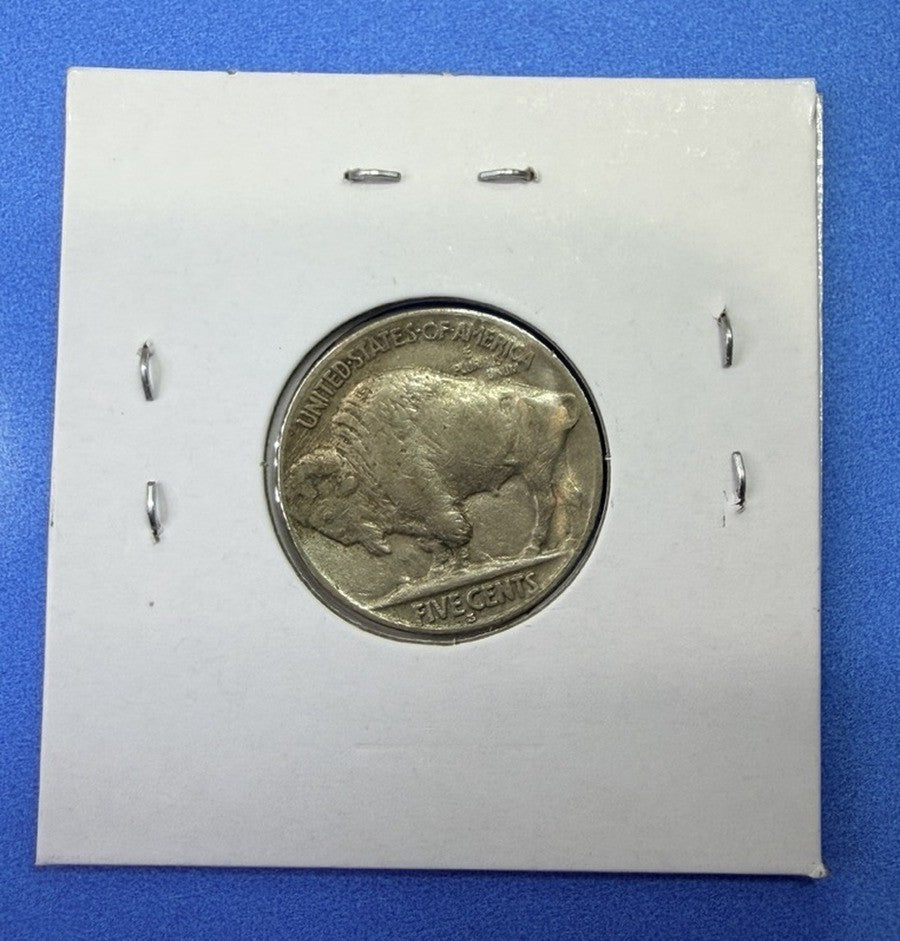 1930 Buffalo Nickel 5C F Fine Indian Head Five Cents Full Date US Coin