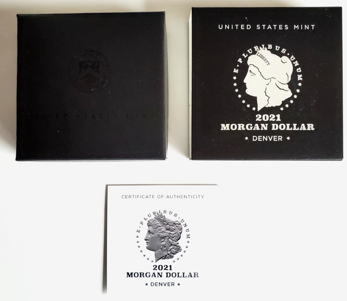 2021 D Morgan Silver Dollar ~ Denver ~ OGP Box + COA *NO COIN*