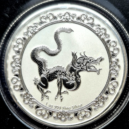 2020 Niue 1 oz Silver $2 Celestial Animals "The Snake" RARE  1 Of 10K Made TEP