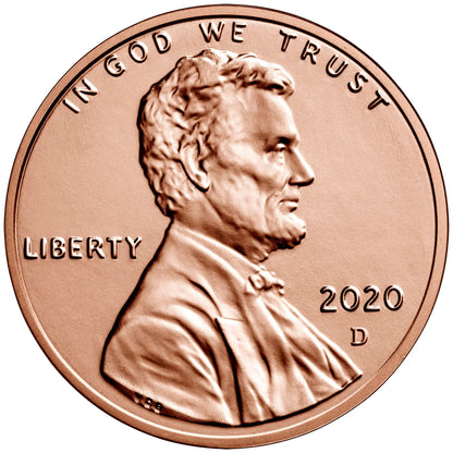 ✅ 2020 D Lincoln Shield Cent BRILLIANT UNCIRCULATED RED Penny US Mint 1c Coin