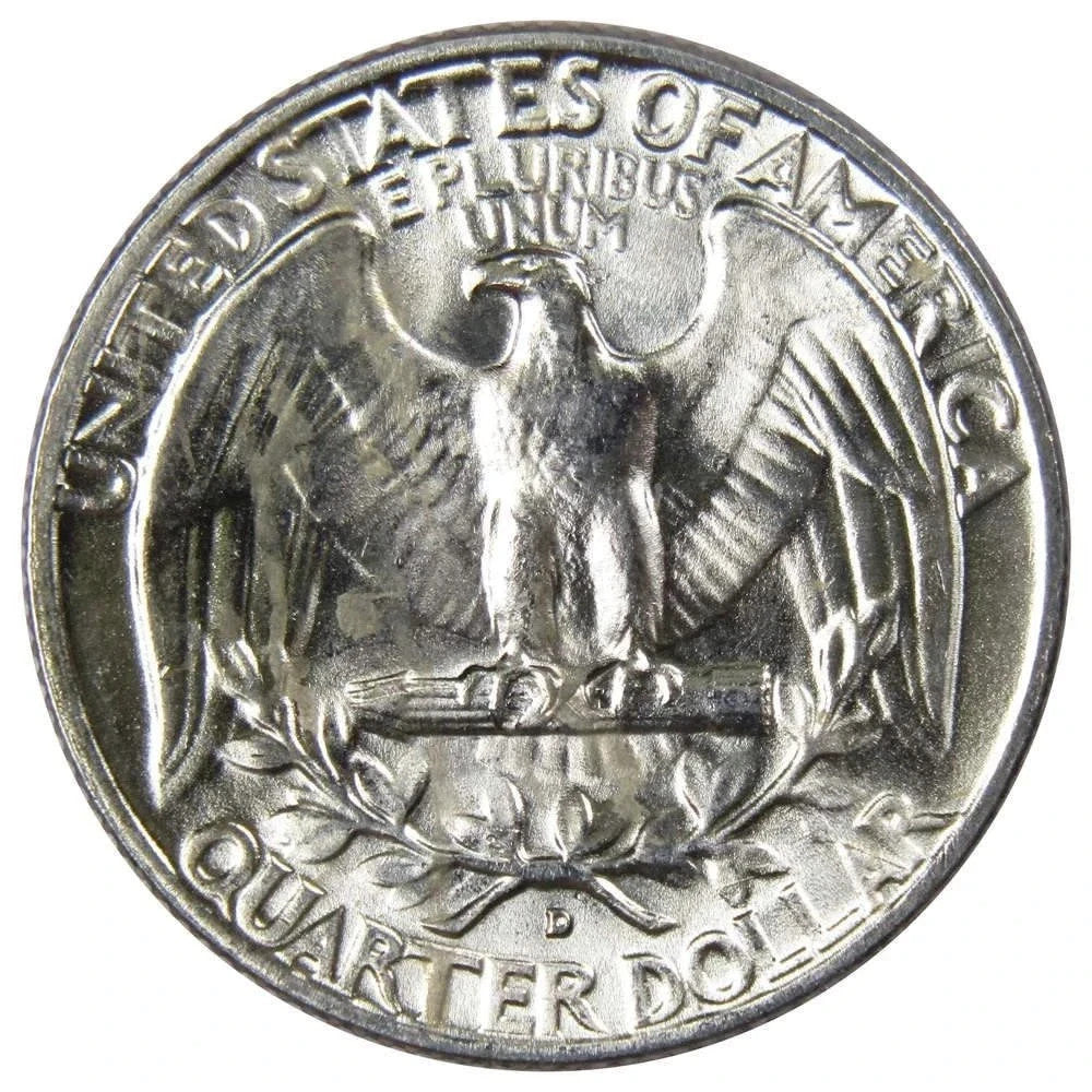 $1 Face - Brilliant Uncirculated 90% SILVER Washington Quarters Random Date