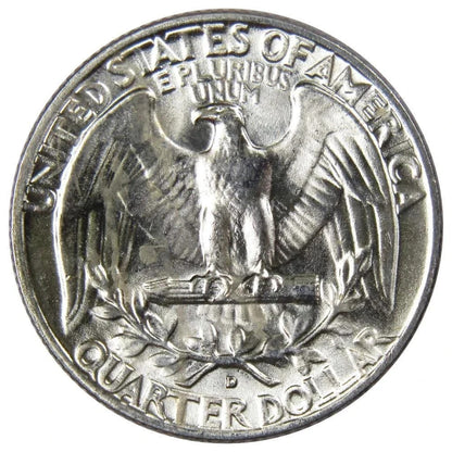 $1 Face - Brilliant Uncirculated 90% SILVER Washington Quarters Random Date