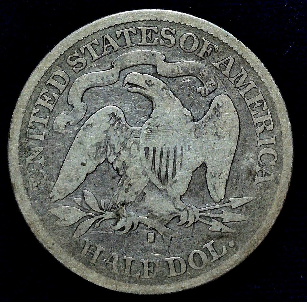 1877-S Seated Liberty Half Dollar 90% Silver G-VG Features Variety 4 Resumed 50C