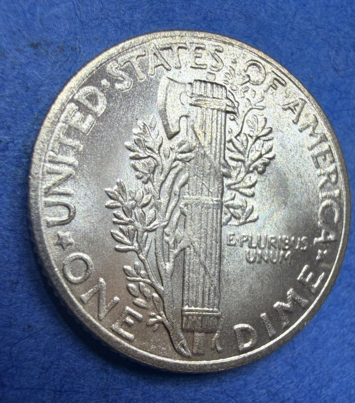 1930 Mercury Dime 10C AU About Uncirculated Lustrous 90% Silver Winged Liberty
