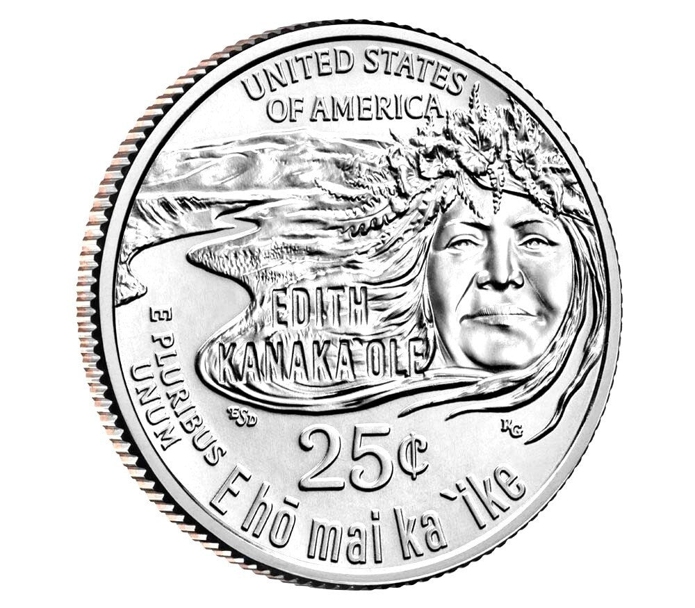 2023 3 Coin Set P/D/S Edith Kanaka'ole American Women Quarters BU Uncirculated