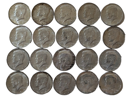 💰TYPE SET of {4} 90% SILVER Halves Walking Lib, Barber, JFK & Franklin $2 Face