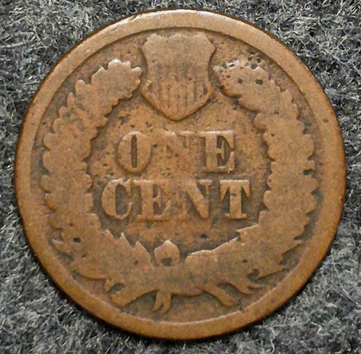 1869 (Premium Date) Indian Head Cent Penny AG or Less Features, Coin Pictured 1C