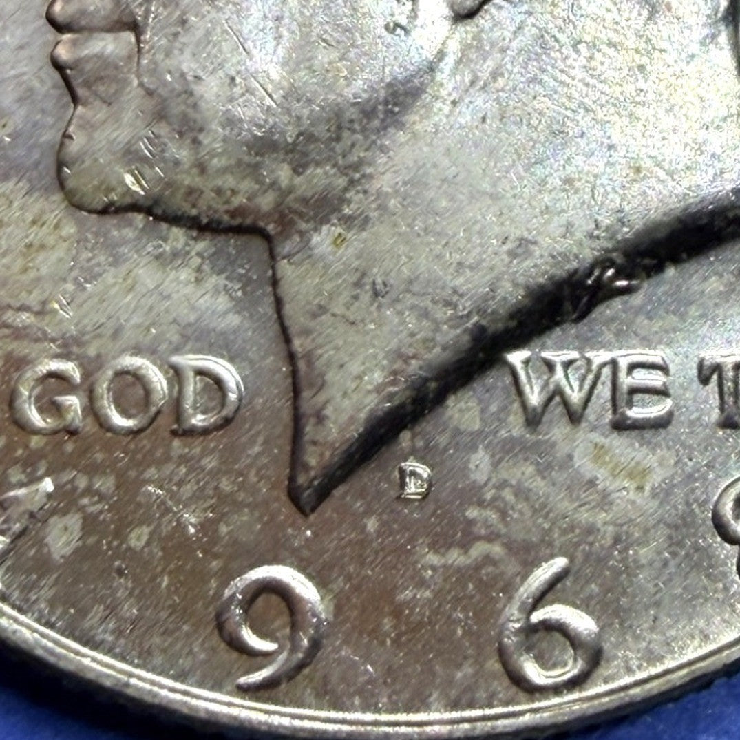 1968-D Kennedy Half Dollar 50C BU Brilliant Uncirculated 40% Silver Denver Mint