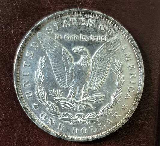 1888-P Morgan 90% Silver Dollar Crisp Strike & Toning Strong MS Features