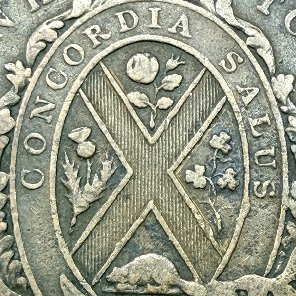 1837 Quebec Bank Habitant Token One Penny Deux Sous Lower Canada Breton 521 F