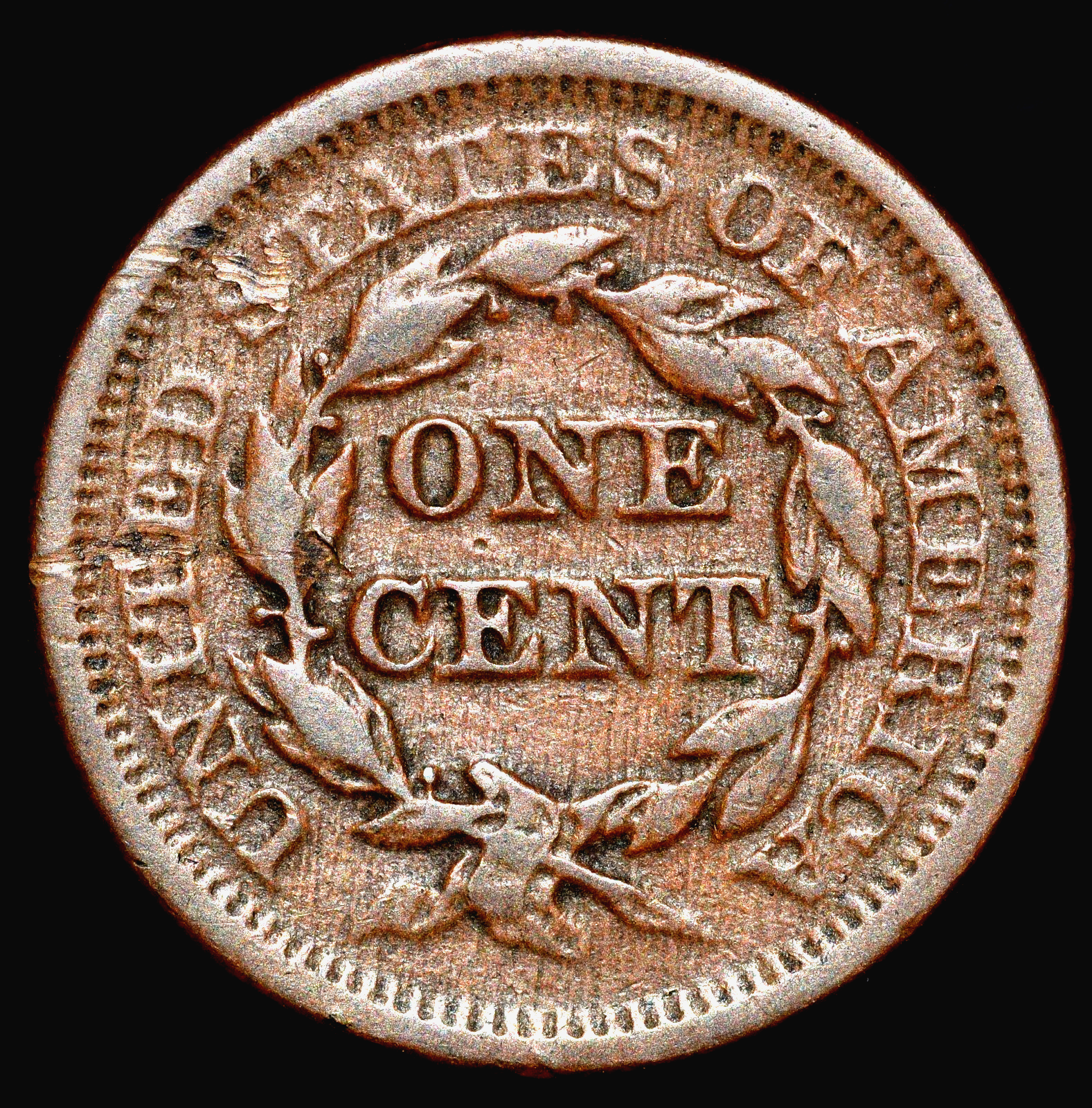 1851 Braided Hair Large Cent N38 R1 Fine-Very Fine Features 1C GSID 1156