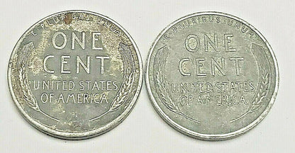 1943 S Lincoln Steel Wheat Cent G -F STEEL Penny WWII Coin Average Circulated