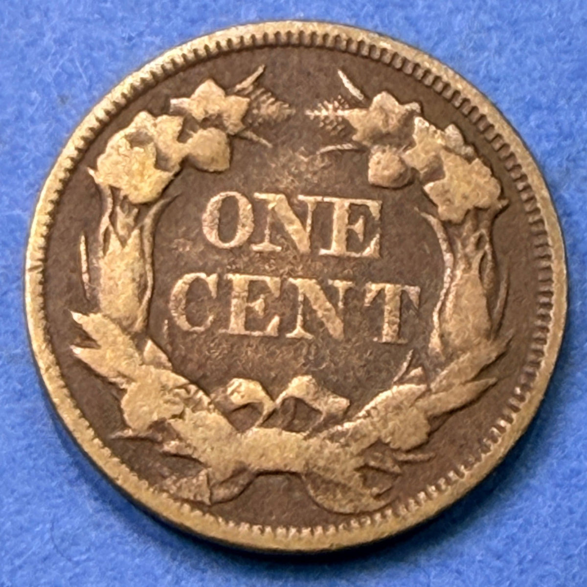 1857 Flying Eagle Cent 1C G-VG Good First Year Copper Nickel Antique Type Coin
