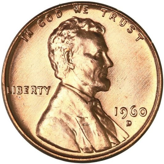 ✅1960 D BU UNC Lincoln Memorial SMALL DATE Uncirculated From Mint Roll Coin