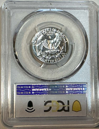1963 Washington 90% Silver Quarter PCGS PR65 Bright White Super Shiny 25c Coin