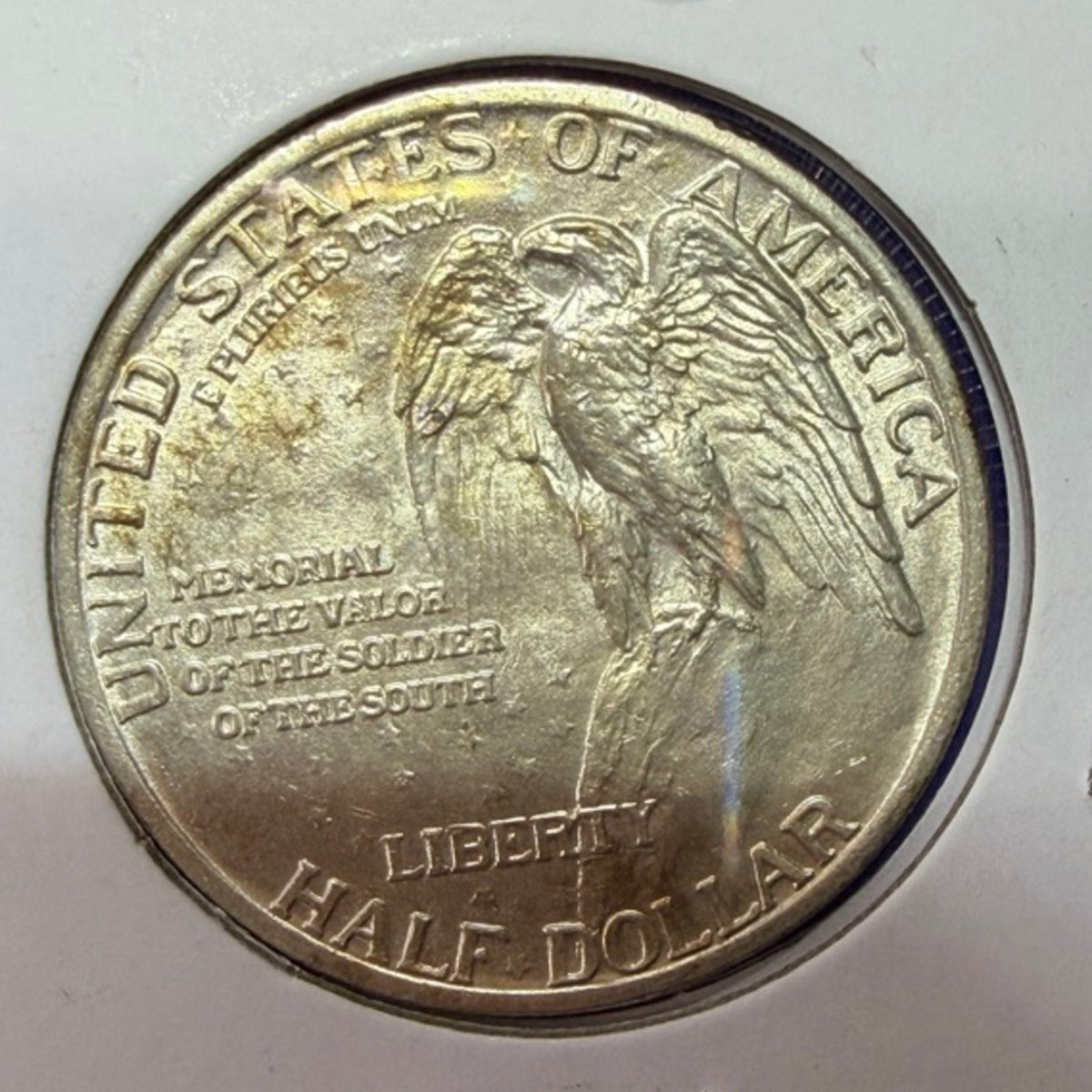 1925 Stone Mountain Memorial Half Dollar 50c BU 90% Silver Commemorative