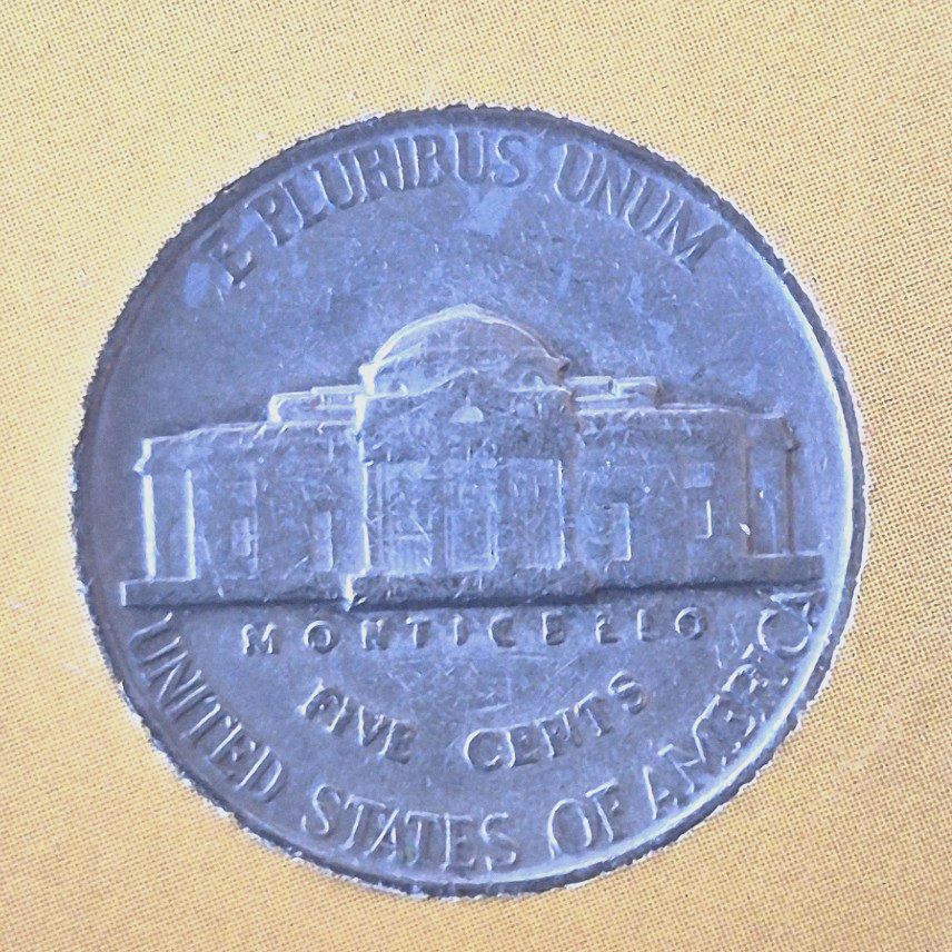 1938-D Buffalo & 1938 Jefferson Nickel Double Dated Set Last & First Year XF VF