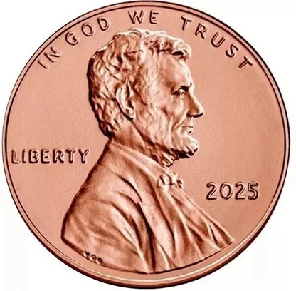 ✅ 2025 P Lincoln Shield Penny Uncirculated US Mint Cents LAST YEAR OF PRODUCTION
