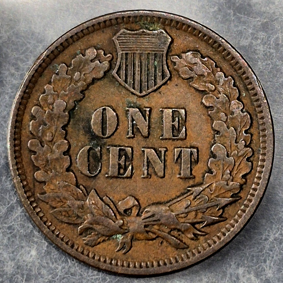 1905 Indian Head Cent Penny 1C VF-XF Features Diamonds Bronze Brown