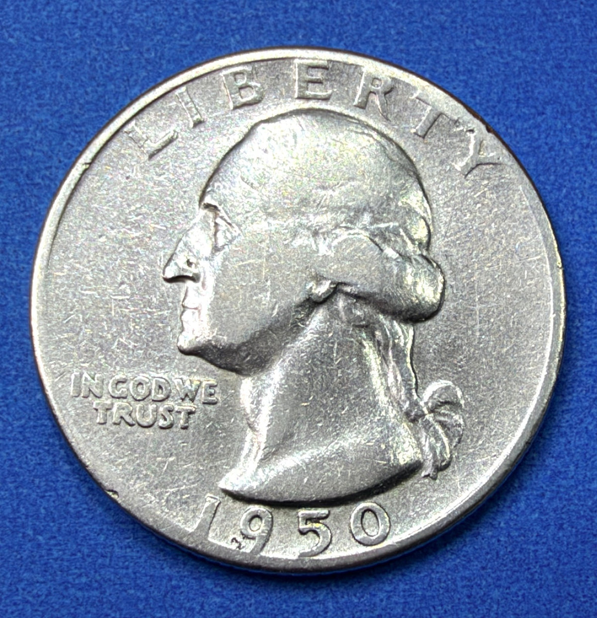 1950-S Washington Quarter 90% Silver XF Strong Detail San Francisco Mint 25c US