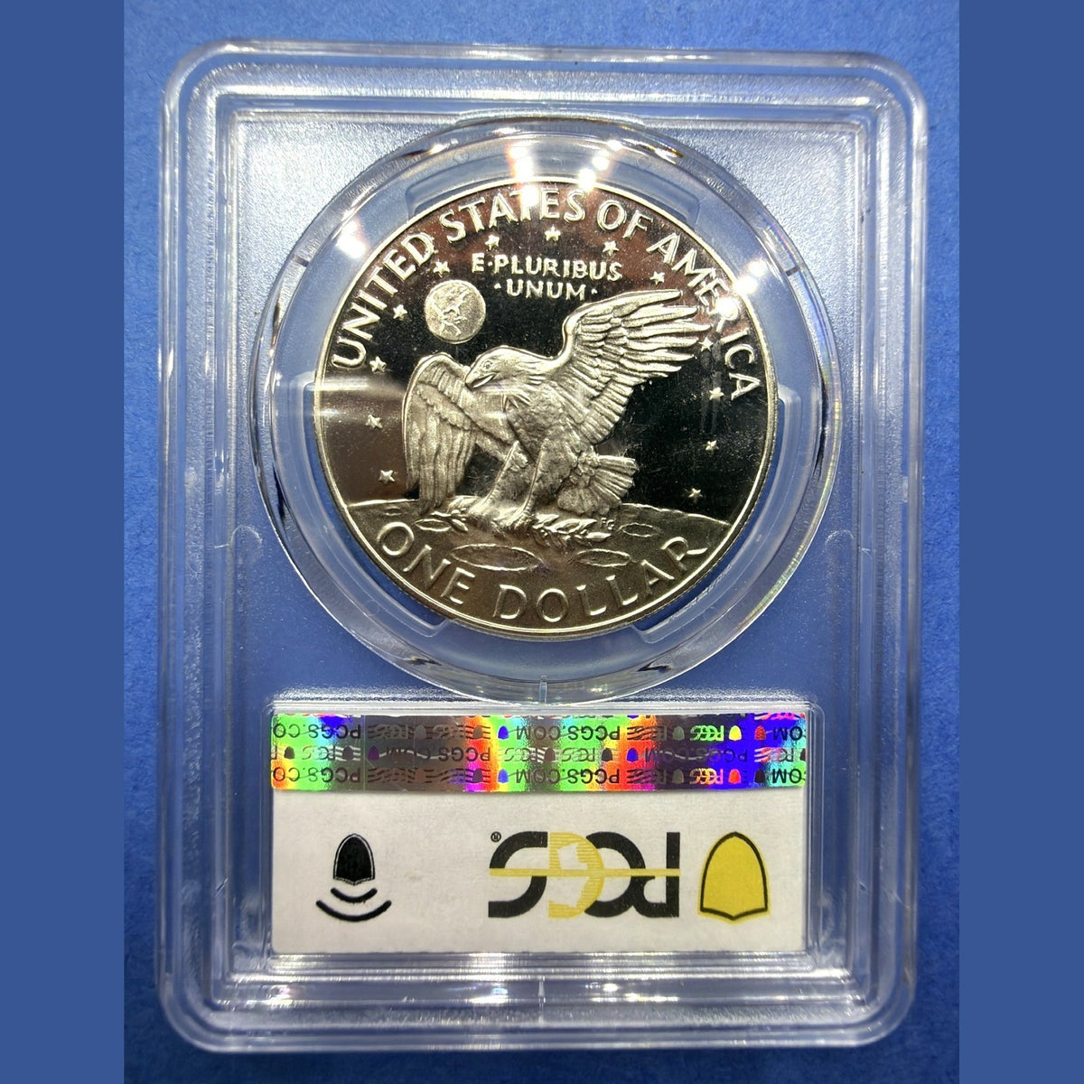 1977-S Eisenhower Ike Dollar Proof PCGS PR69DCAM Deep Cameo Clad $1 Moon Landing