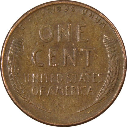✅ 1942-P Lincoln Wheat Cent GOOD -  FINE  (G-F)  Copper 1c From OBW Coin Roll