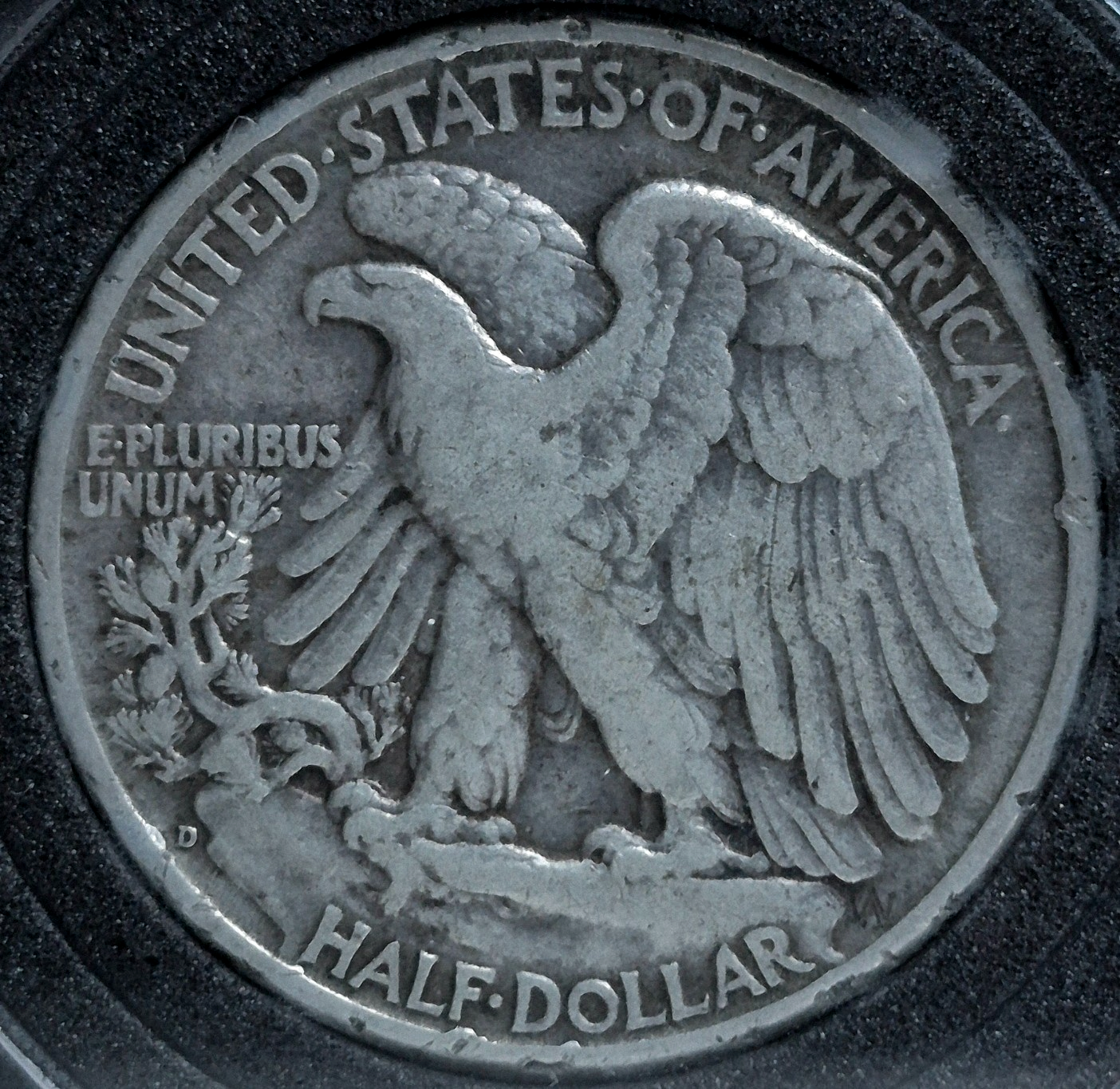 1941-D Walking Liberty Half Dollar XF+ Features 90% Silver Denver Collector Case