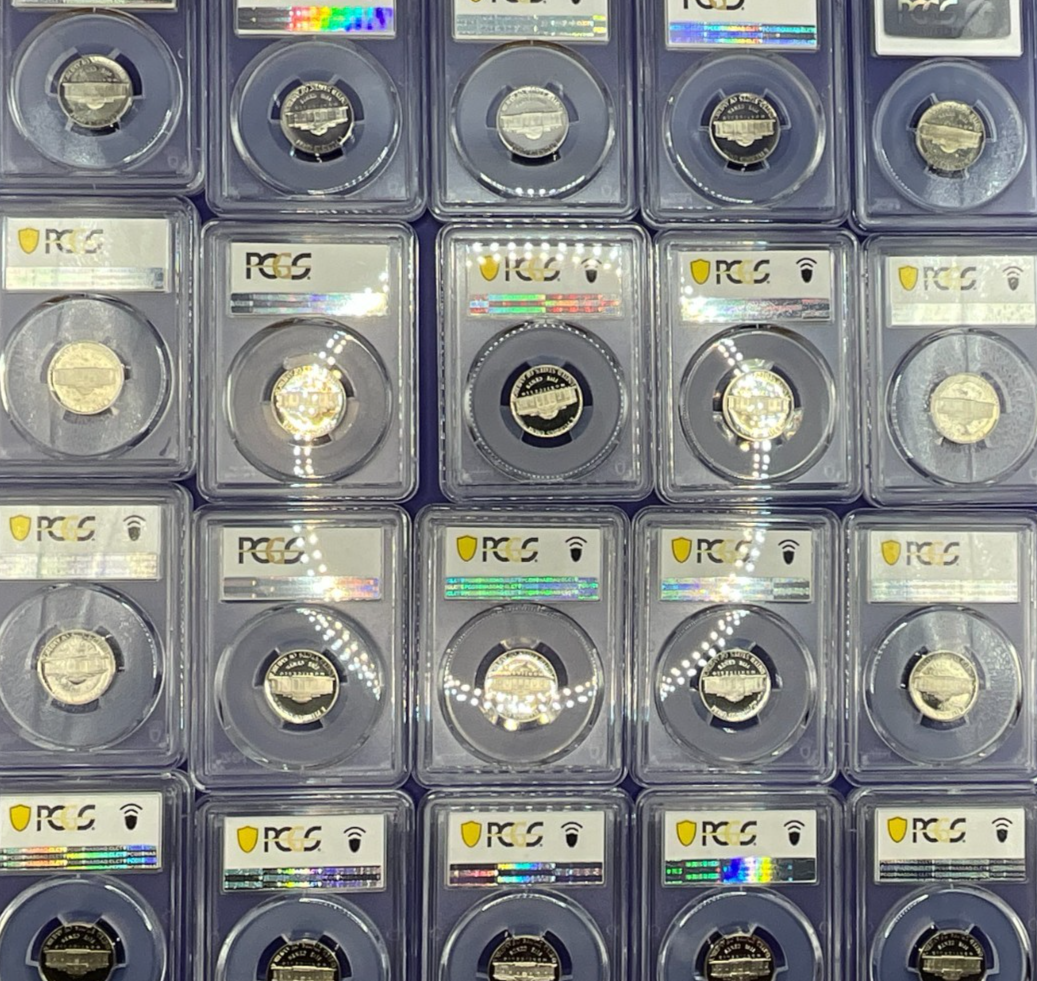 GRADED USA COINS (LOT OF 3)  💰 PCGS NGC PR69DCAM U.S. Mint Silver Clad Coins 💰