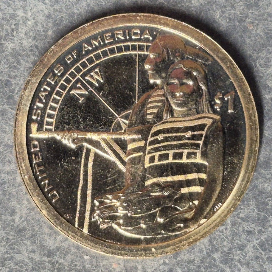 2014-S Native American Sacagawea Dollar Proof Deep Cameo Native Hospitality $1