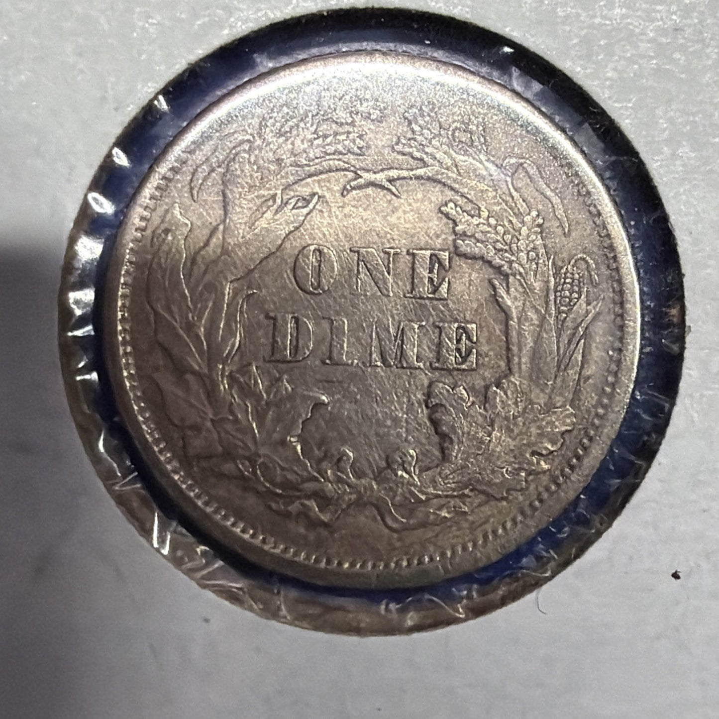 1876 P Seated Liberty 90% Silver Dime High Grade XF + Appearance VERY Nice Coin